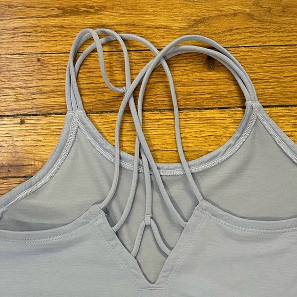 Ivivva Lululemon Blue Serene Heart Tank, size 10 - Picture 6 of 10